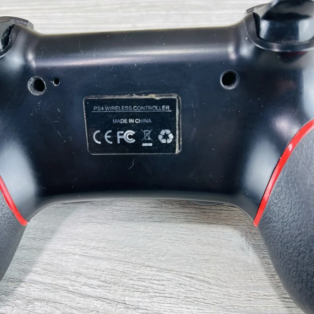 Wireless Game Controller for Sony PS4(Red)- Black Excellent Tested Working